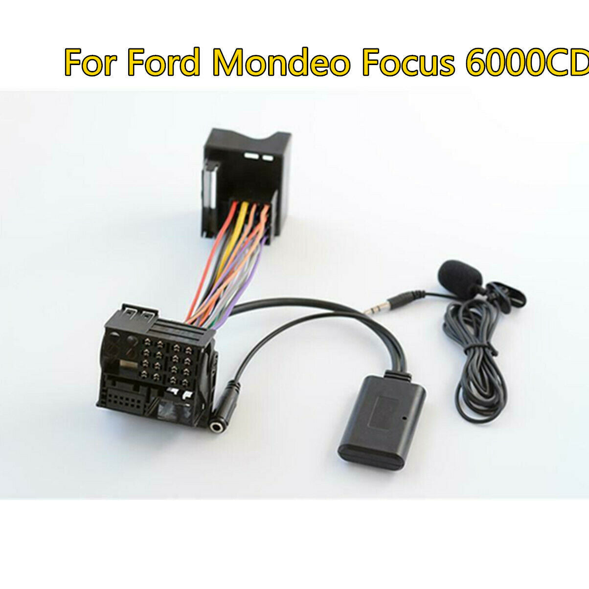 Stereo Car AUX Input Audio Cable Adapter Handsfree For Ford Mondeo Focus 6000CD