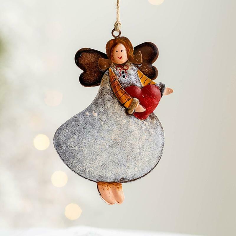 4 Pcs Angel Hanging Ornaments Christmas Dancing Festival Party Home Decoration