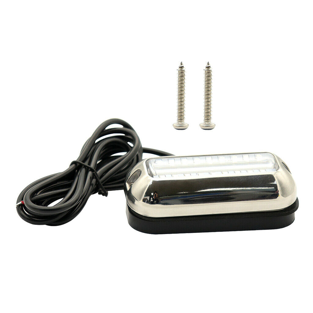 Underwater Boat LED Light 27 Leds Boat Waterproof Transom Lamp DC10-30V IP68
