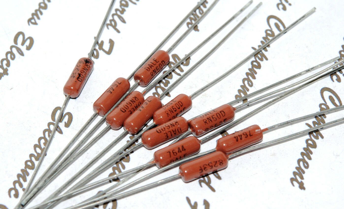 4pcs - DALE RN60D 39.2K (39K2) 1% MIL Resistor - RN60D3922F