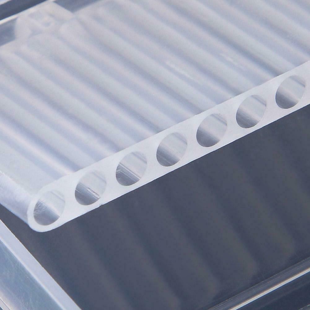 Nail Art 20 Holes Slots Drill Bit Holder Display Grinding Heads Storage Box @