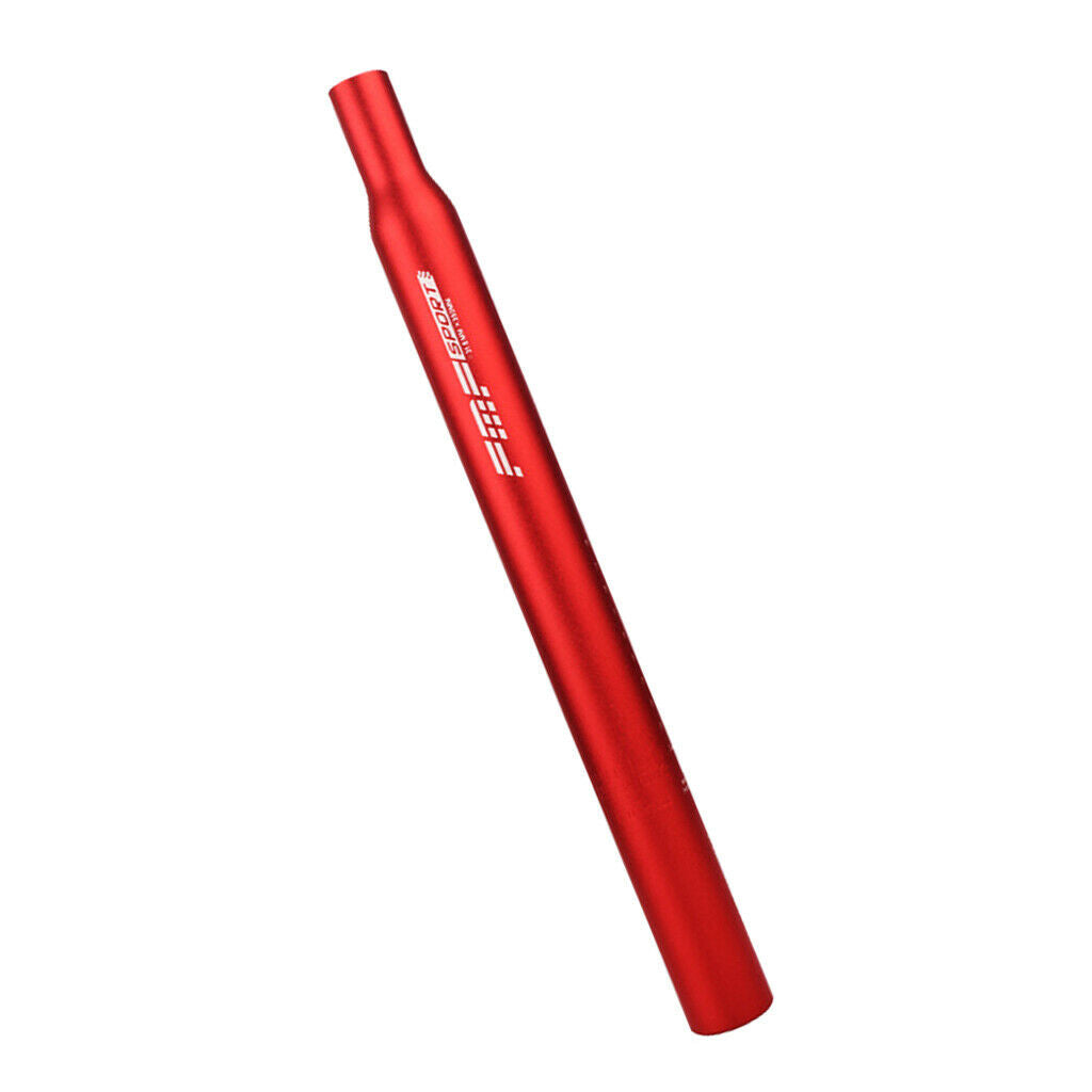 Straight Bike Bicycle Seatpost Suspension Seat Post Red 31.6x350