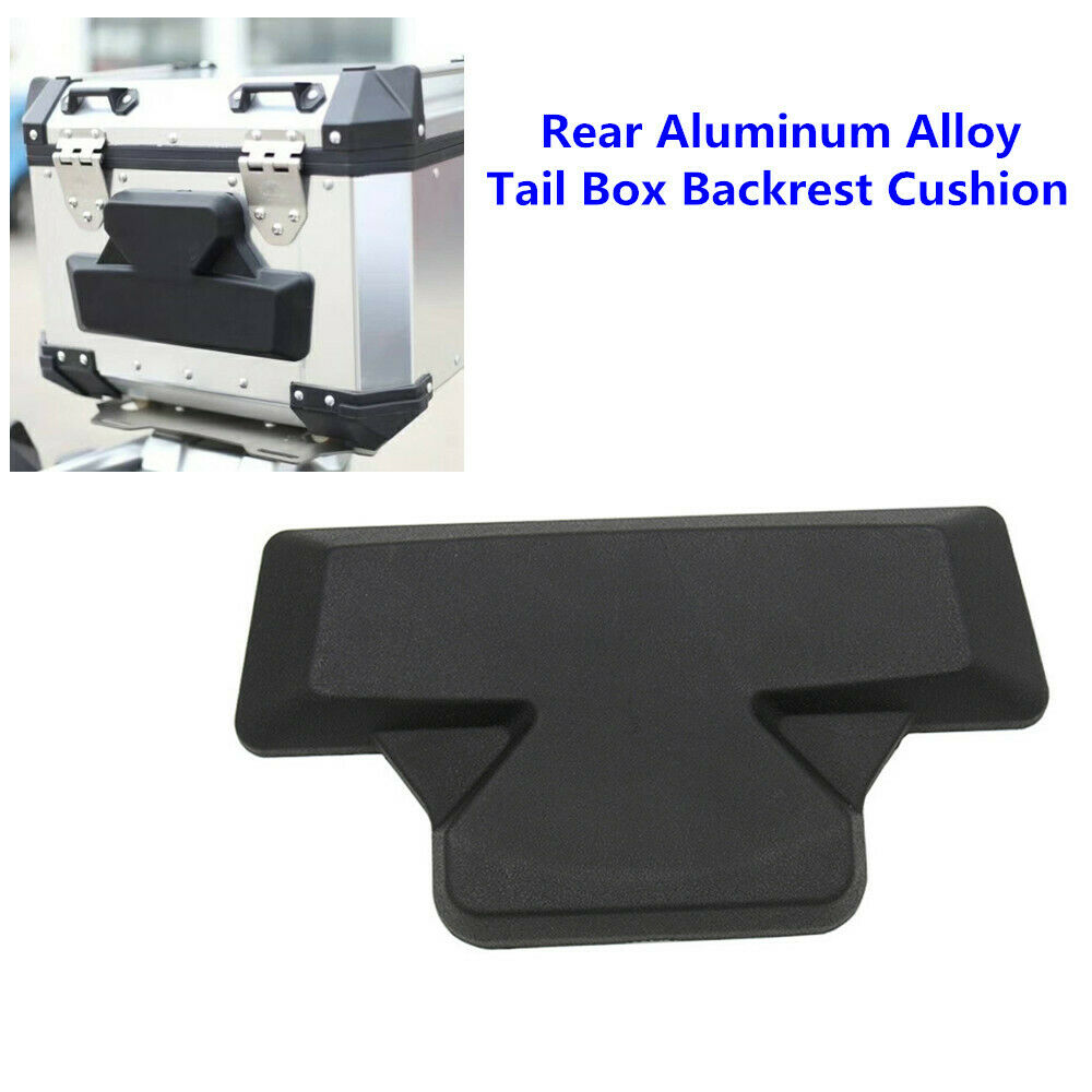 Motorcycle Rear Aluminum Alloy Tail Box Backrest Cushion Support Passenger Pad