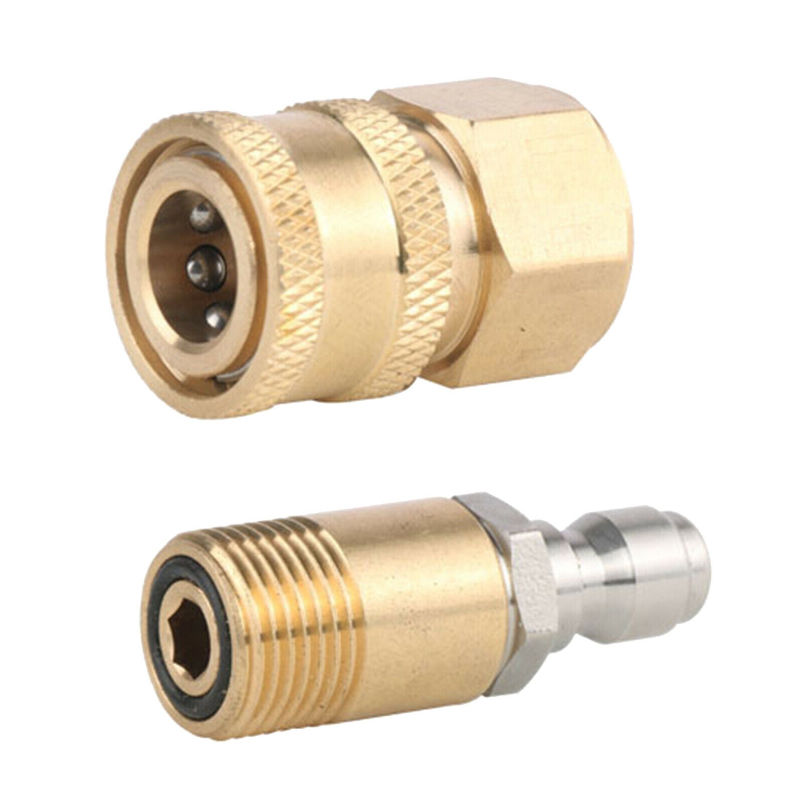 M18 Pressure Washer Adapter Set Quick Connect Quick Release Solid Brass 1/4"