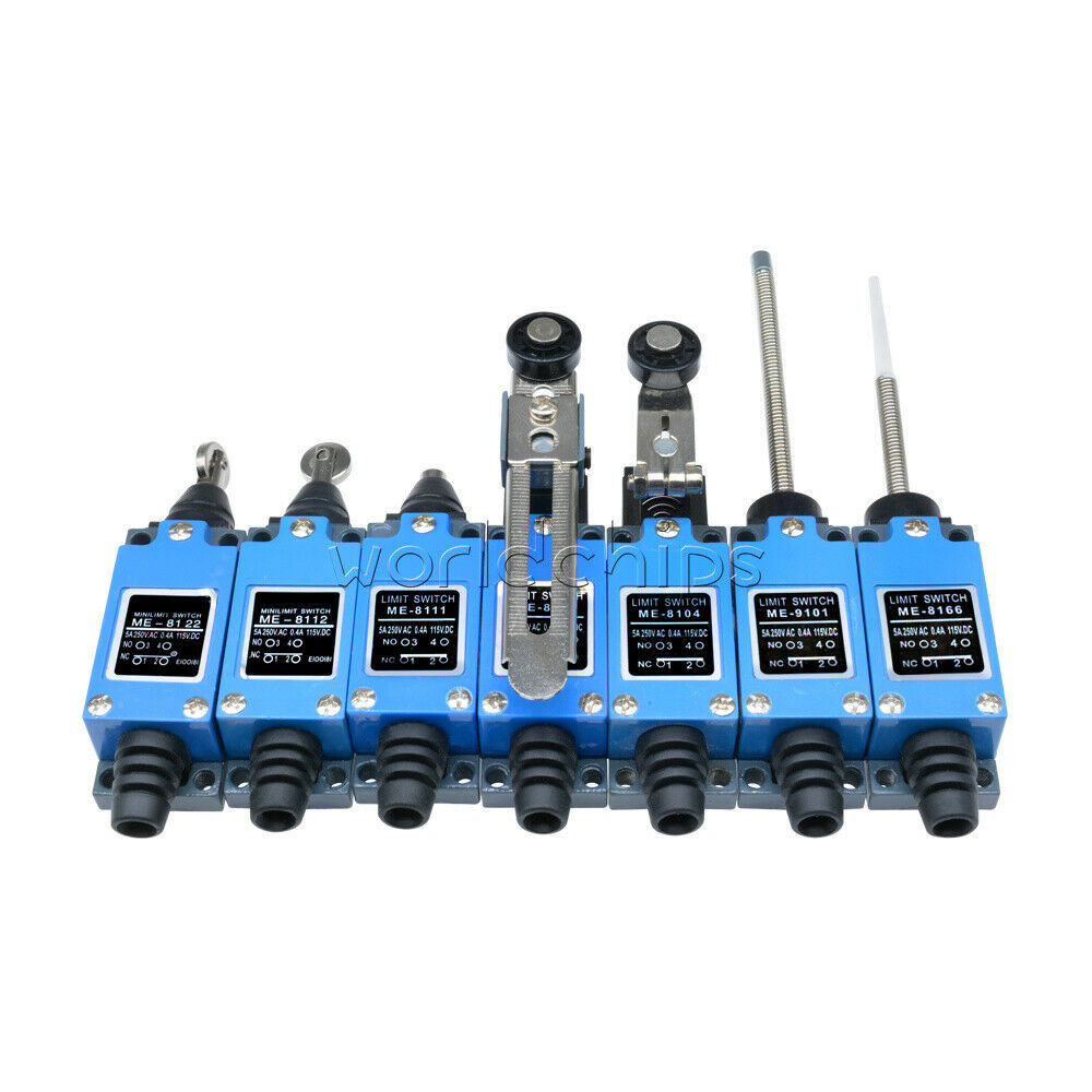 6A/380VAC10A/250VAC ME-8112 Parallel Roller Plunger Actuator Limit Switch