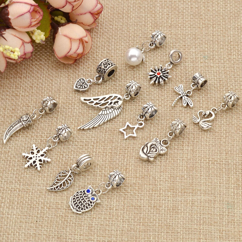 12 Pcs Tibetan Dreadlock Hair Beads Hair Braid Accessories DIY Hair Decor Owl