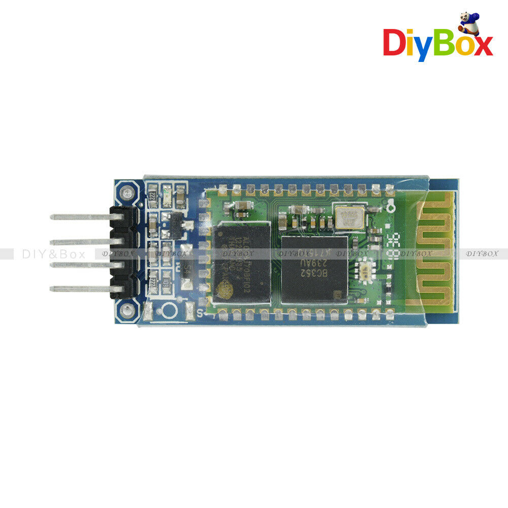 10PCS 4Pin HC-06 RS232 Wireless Serial Bluetooth RF Transceiver Module Wackplane