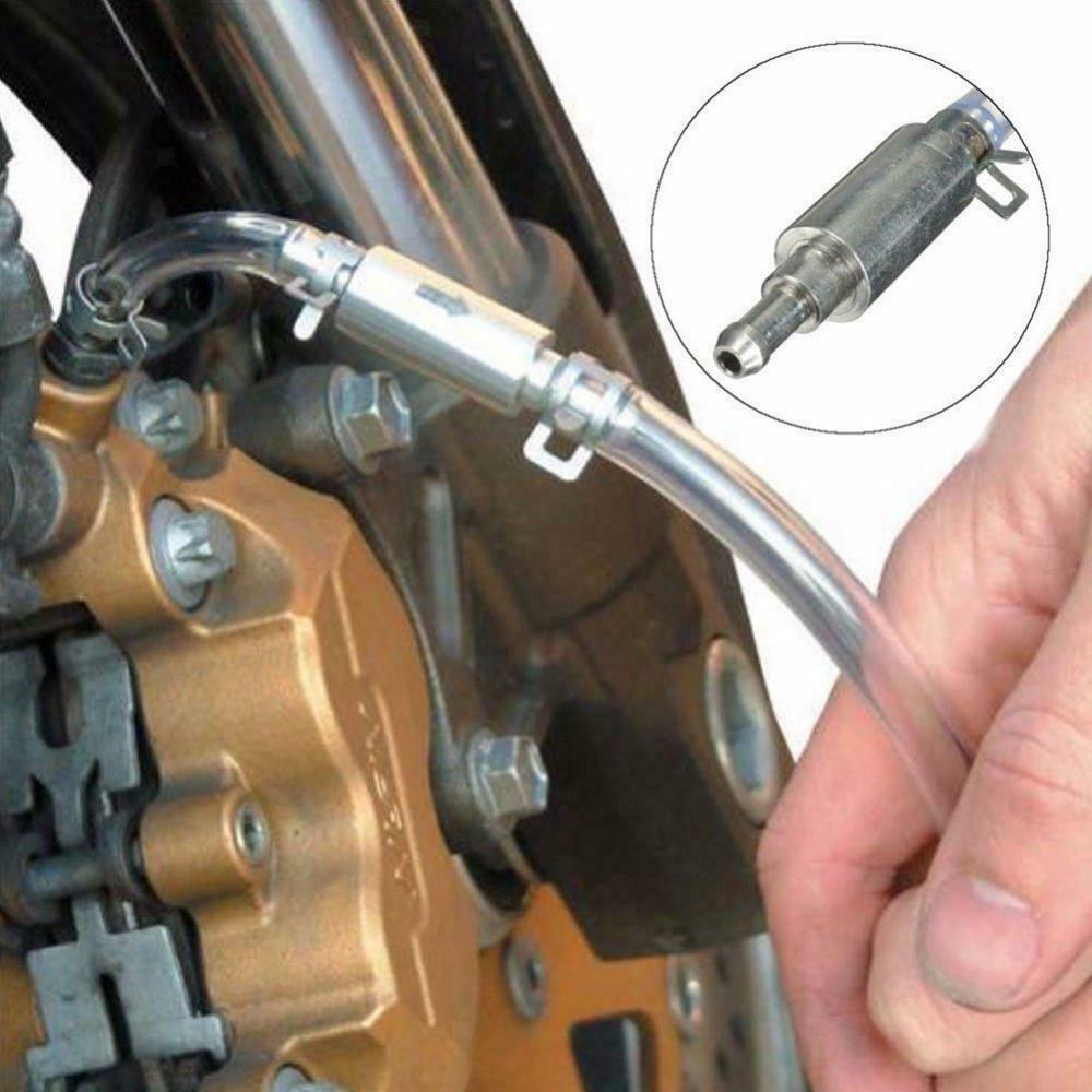 Car Motorcycle Brake Clutch Bleeder Hose One Way Valve Tube Bleeding Tool