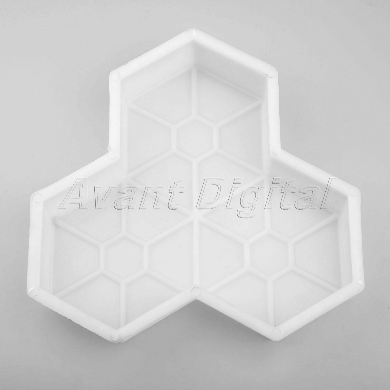 1pc Maple Leaf Shape Garden Path Concrete Brick Mold Paving Pavement Maker Mould