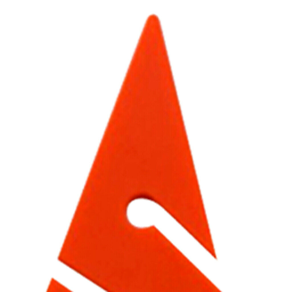 10 Pieces Triangle Shaped PVC Safety Line Rope Arrow Markers Accessories for