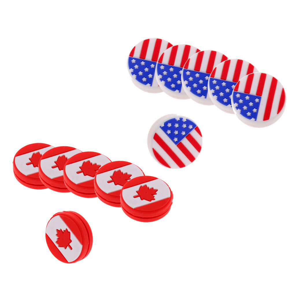 12 Pcs Of Dampener Round Sport Accessory Tennis Shock