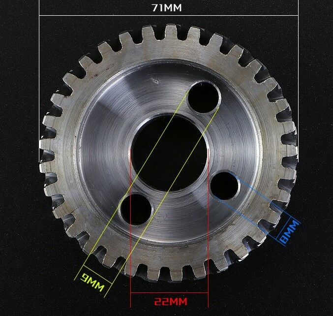 Bridgeport Milling Machine Quill Adjustment CNC Vertical Rim Gear Mill Tools