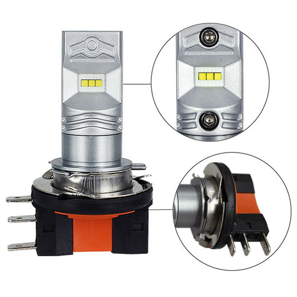 2pcs H15 LED Fog Lamp High Power For Car Auto External LED Fog Light Headlight