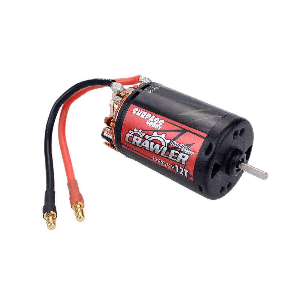 7.4 V 5-Slot 12T 550 Brushed Motor for 1:10 Scale RC Crawler Car Parts