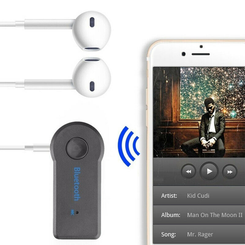 Wireless Bluetooth 3.5mm AUX Audio Stereo Music Home Car Receiver AdapterYUDD