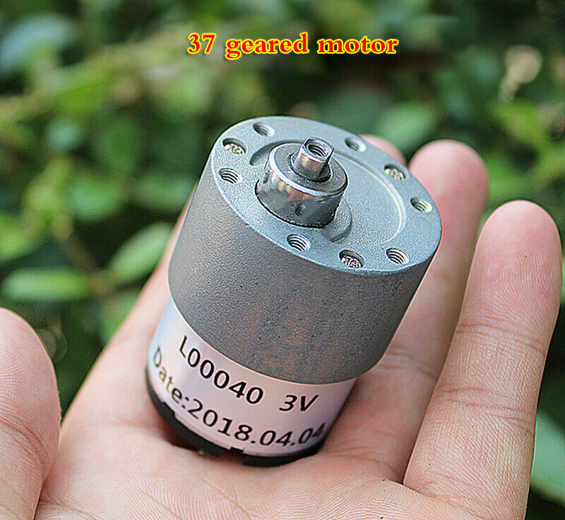 DC 3V gear motor 37 DC motor forward and reverse deceleration slow motor