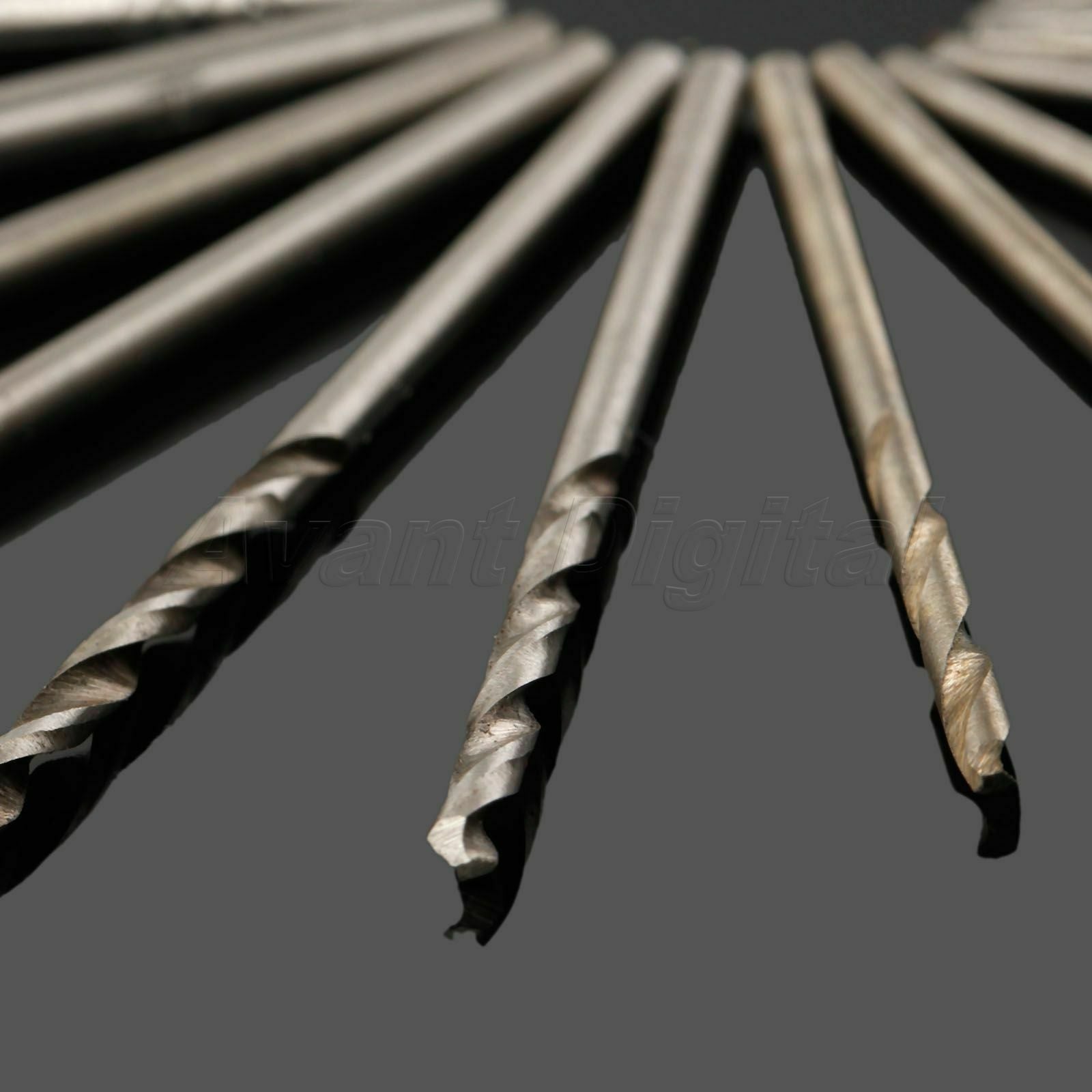 Useful Straight Shank 0.5mm-3.0mm Metric Micro HSS Twist Drill Bits Set 25pcs AD