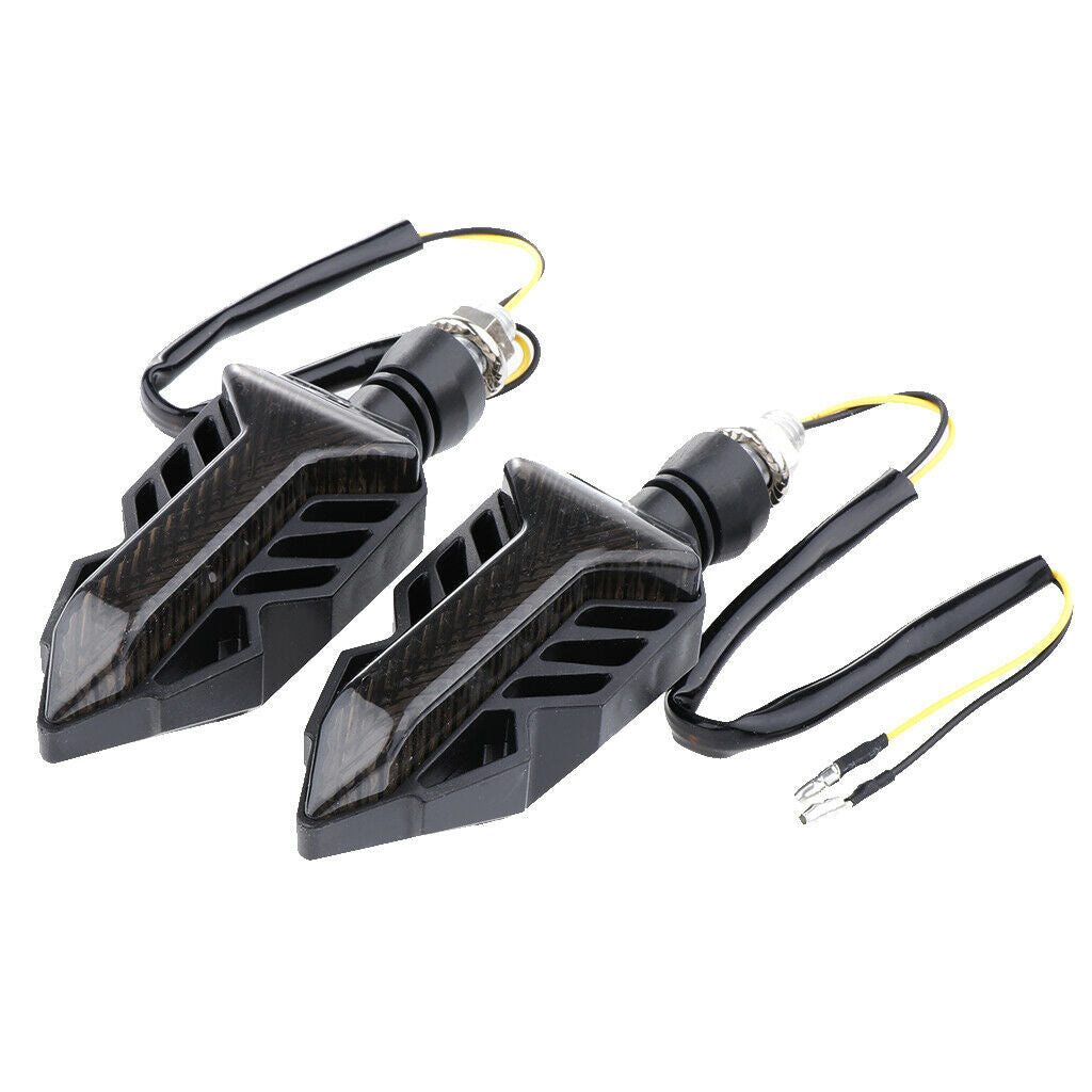 Flowing Water Running Lamp Turn Signal Light for Motorcycle Black + Red