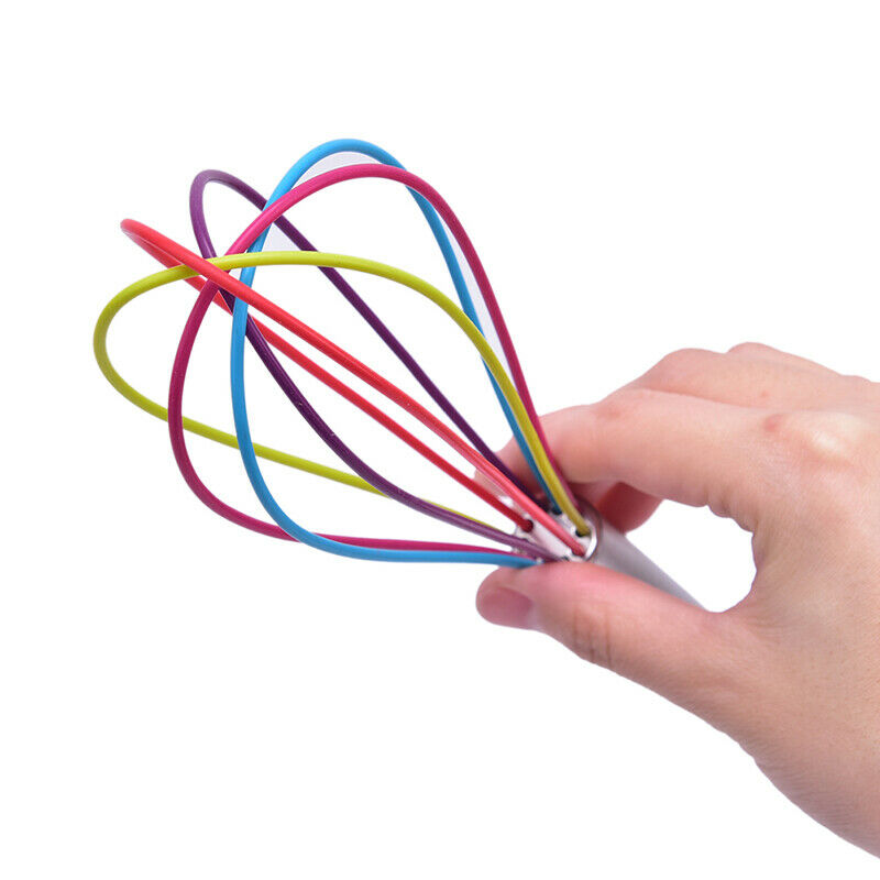 1PC Whisk Mixer Egg Beater Silicone Egg Beaters Kitchen Tools Hand Egg Mi.l8