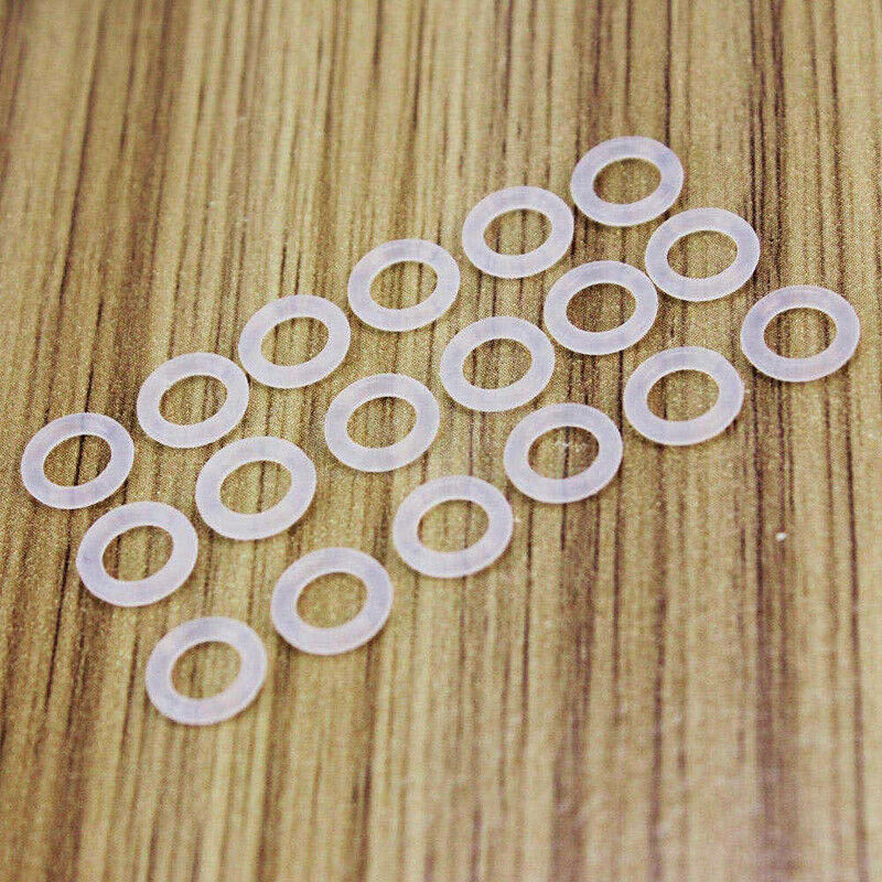 Hot! 120pcs Silicone Rubber O-Ring Switch Dampeners White For Cherry MX Keyboard