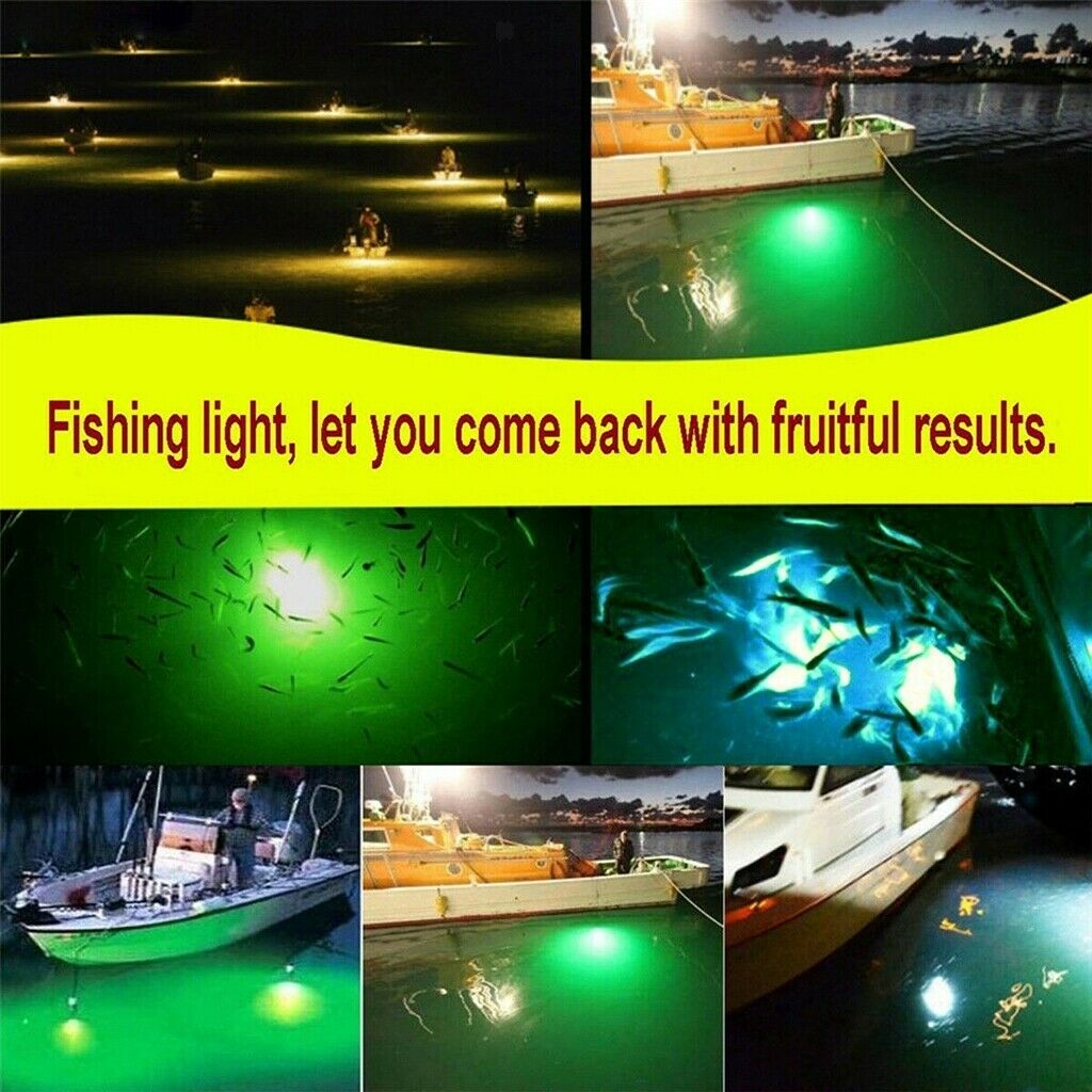 12-24V 108 LEDs Green Fishing Light Underwater Submersible Squids Attracter