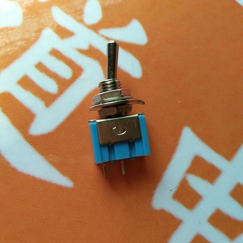 Mini 10x 2 Position MTS-101 2 Pin SPST ON-OFF 6A 125V AC Toggle Switches Kit Set