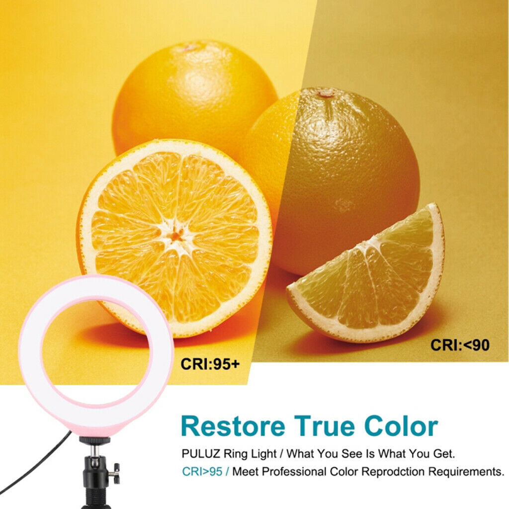 6.2 inch 16cm RGBW LED Ring Light 10 Modes 8 Colors for Studio Flashes