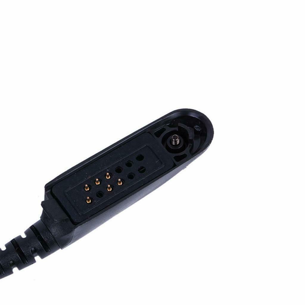 Throat Earpiece Walkie Talkie Air Tube Microphone Mic for   GP340