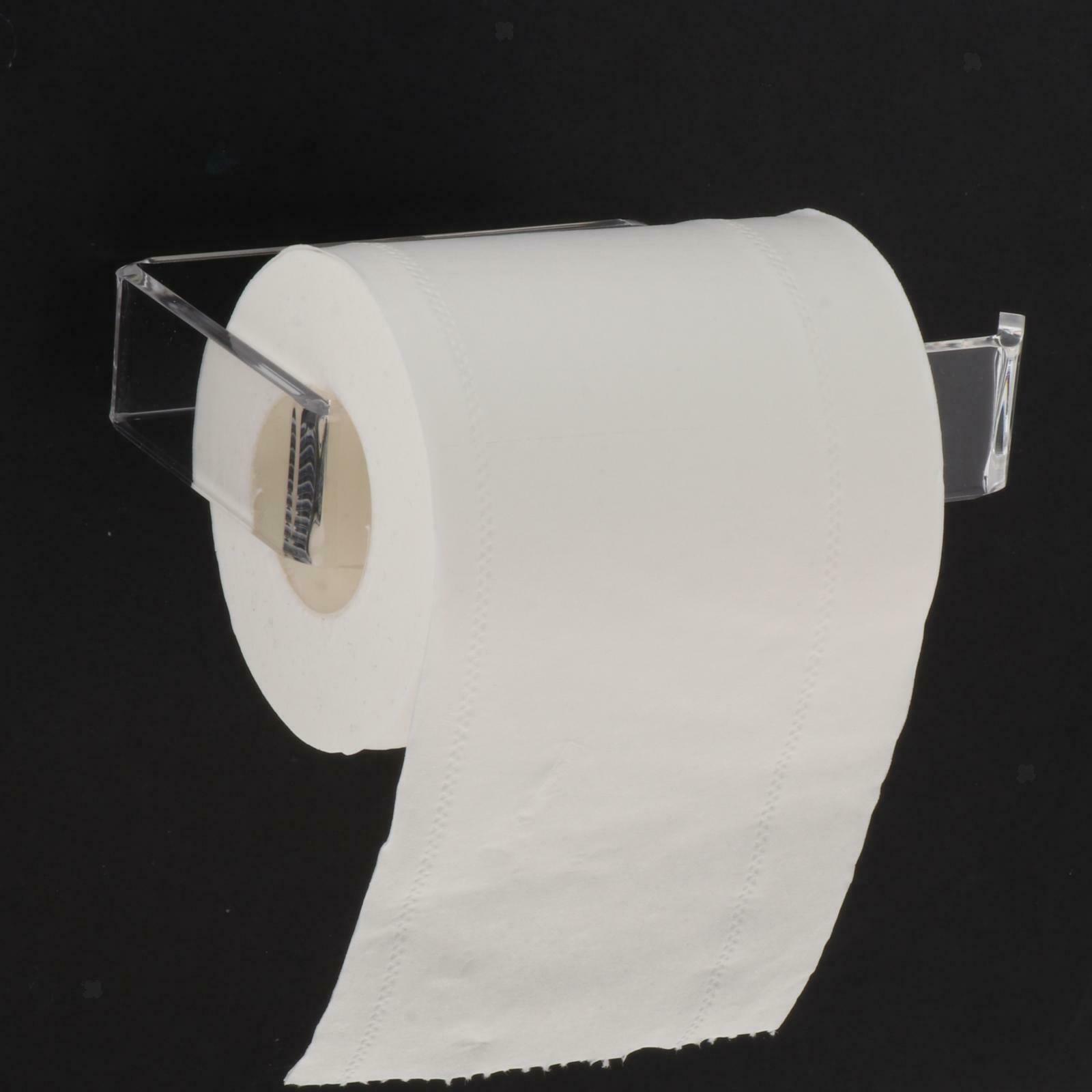 Punch-free Wall Mounted Toilet Roll Paper Holder Towel Rack Stand Durable