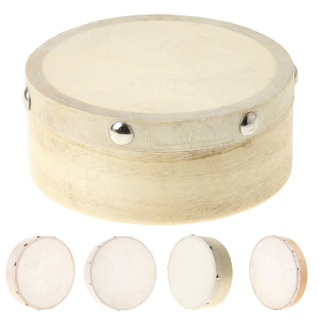 Kids Toddler Hand Drum Percussion Music Learning Educational Toys 10cm/4inch