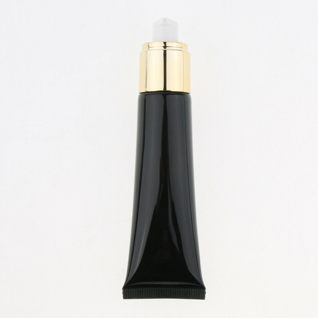 4 Pieces Plastic Squeeze Bottle Empty Makeup Liquid Foundation Pump Tube