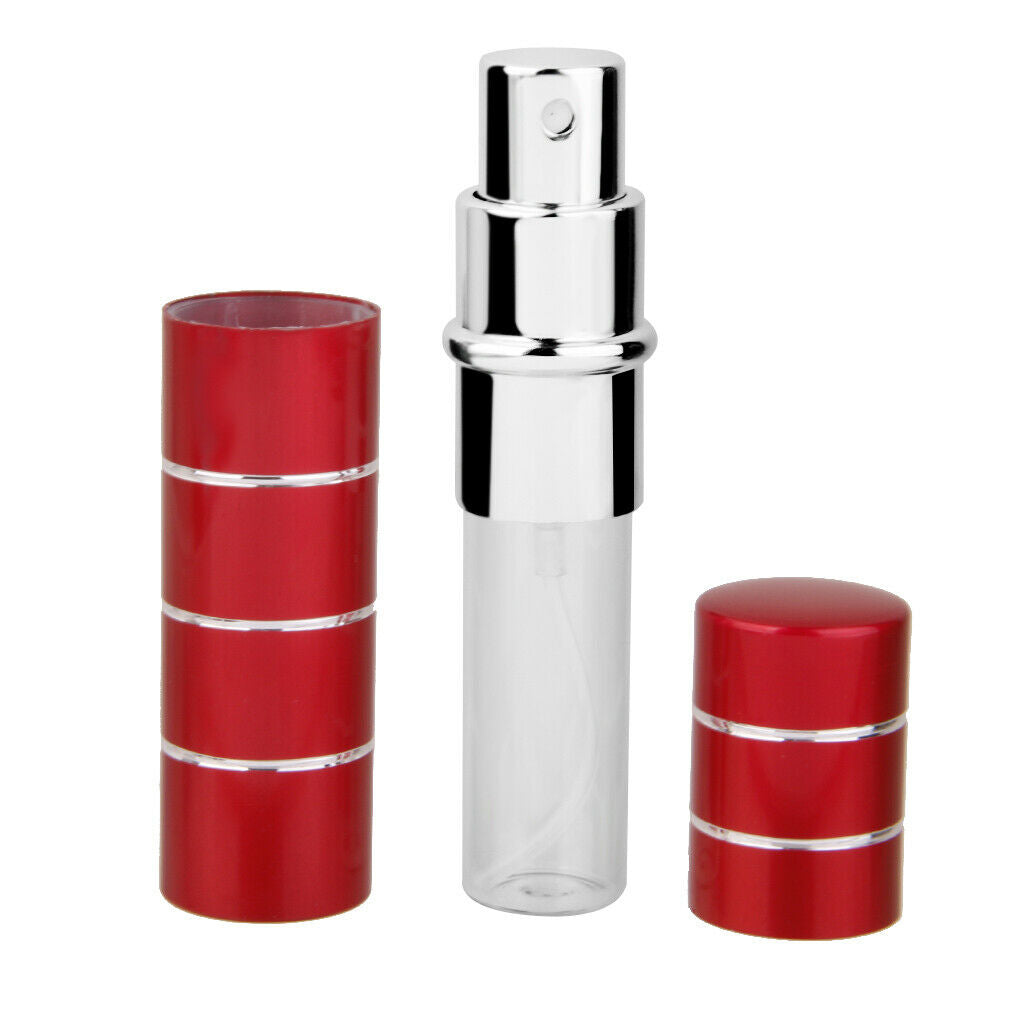 2 Pieces 10ml Reusable Mini Travel Sparyer Empty Mist Spray Perfume Bottle
