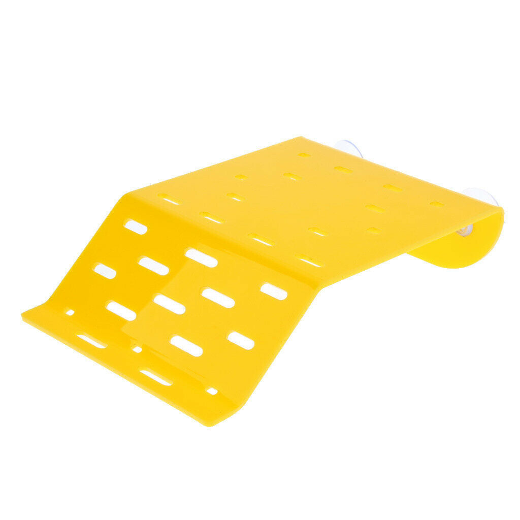 Turtle Terrace Plastic Reptile Basking Rest Turtle Platform with 3 Suction Cup (