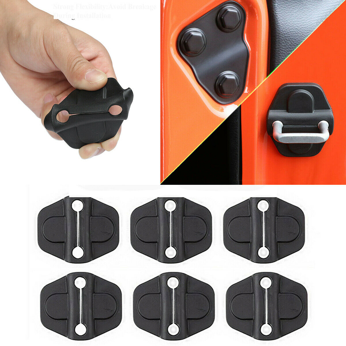 Rustproof Door Screw Protector Cover Trim For JeepWrangler JL/JT Gladiator 18-21