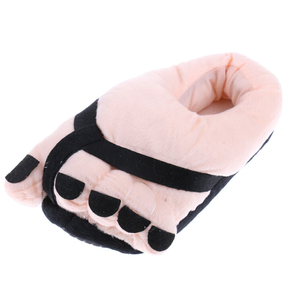 Big Toe Feet Warm Soft Plush Slippers Unisex Winter Indoor Slipper Accessories -