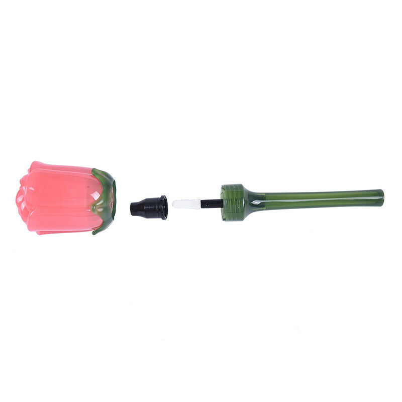 3ml Rose Lip Gloss Tube Empty Refillable Lip Glaze Wand Tube Lipstick Bottl FG