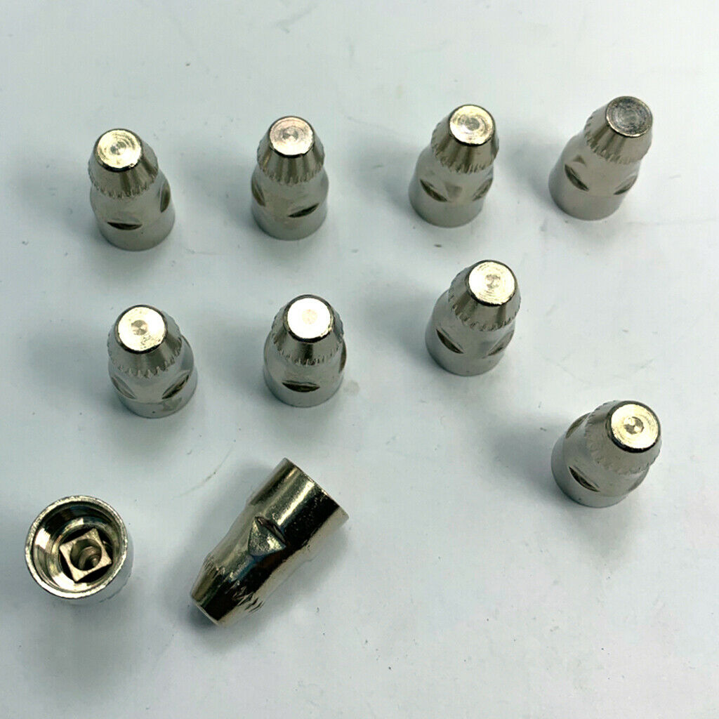10pcs P80 Plasma Cutter Nozzle Electrode for Plasma Cutting Torch Parts B