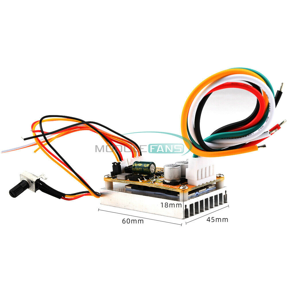 5-36V 350W BLDC Three-Phase Sensorless Brushless With Hall Motor Controller