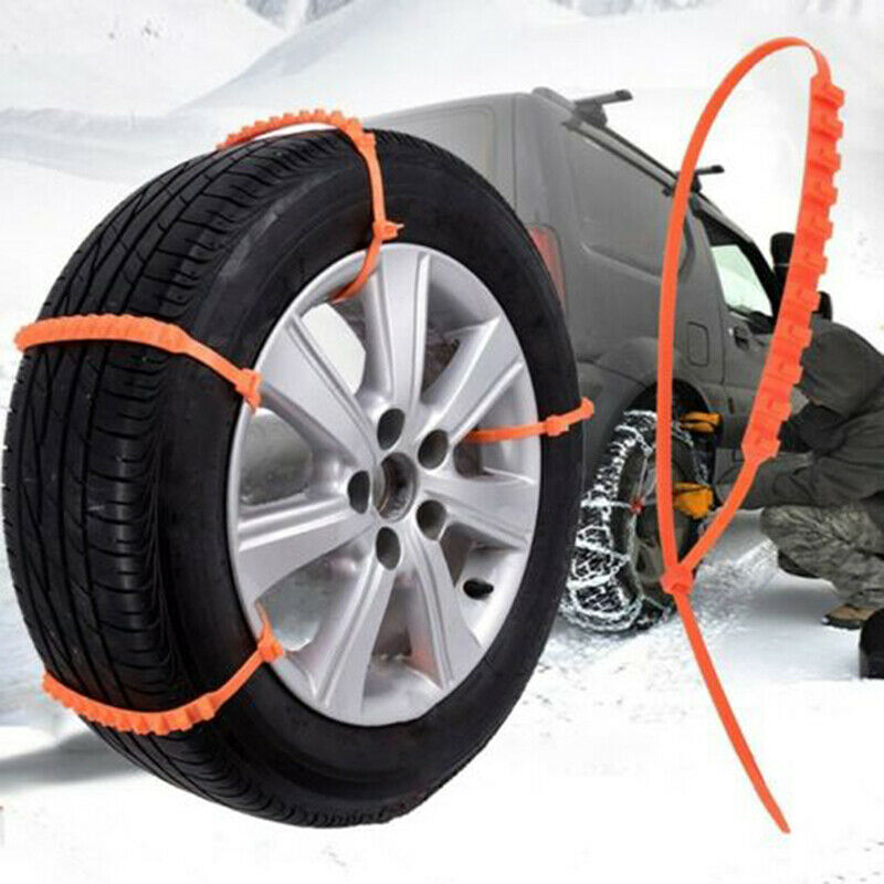 1PC Car Wheel Accessories Anti-skid Snow Tire Chain Nylon Strap Belt Univers:0DD
