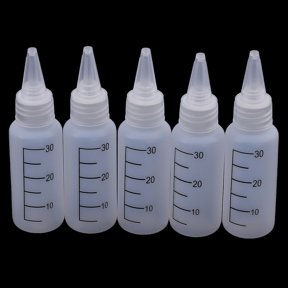 10Pcs 30ml multifunctional clear white glue applicator squeeze bottle DIY_BI Tt