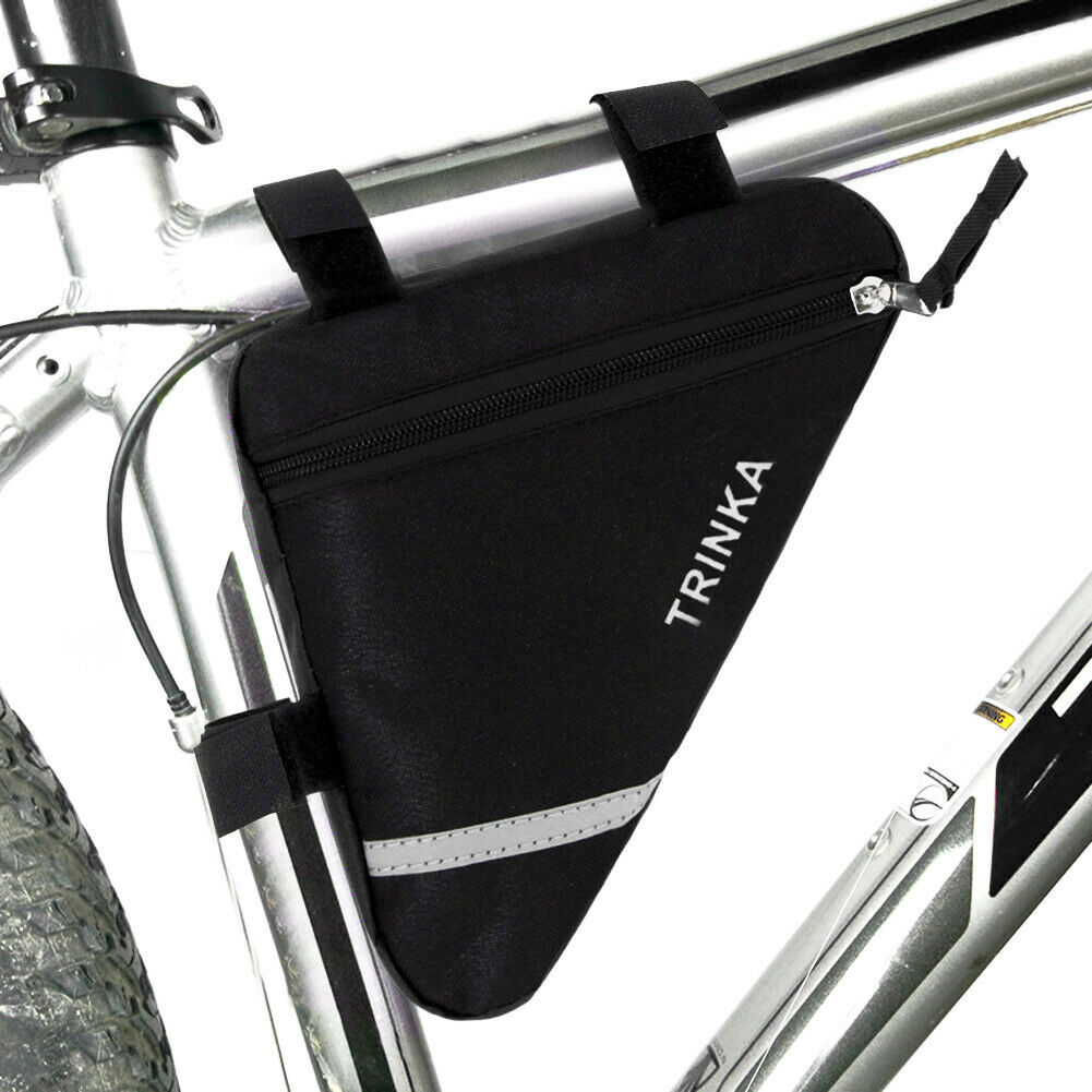 Waterproof Triangle Cycling Bike Bicycle Front Tube Frame Pouch Saddle Bag