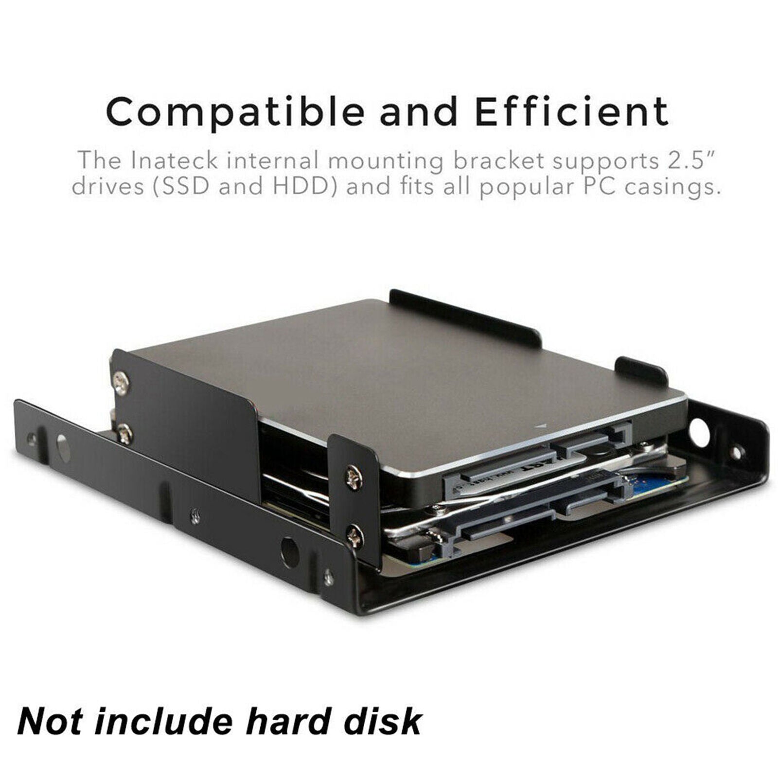 2.5" to 3.5" SSD to HDD Mounting Kit Adapter Bracket Hard Disk Drive Holder Dock