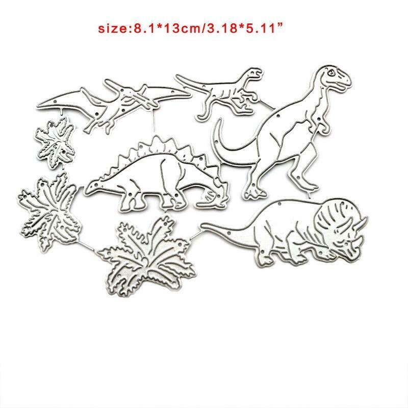 Dinosaur Metal Cutting Dies Stencil DIY Scrapbooking Album Paper Card Template