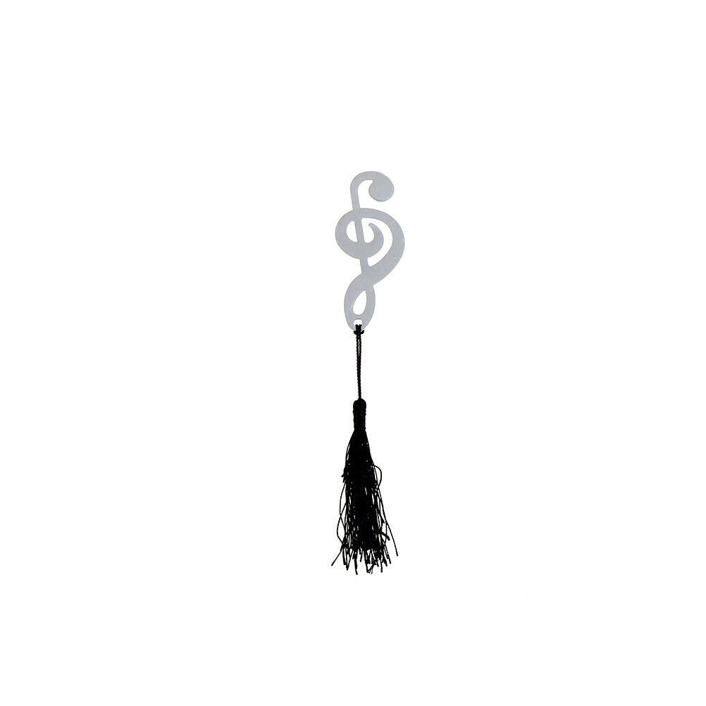 Musical Note Shape Stainless Steel Bookmark Tassels Ribbon Box Wedding Gif.l8