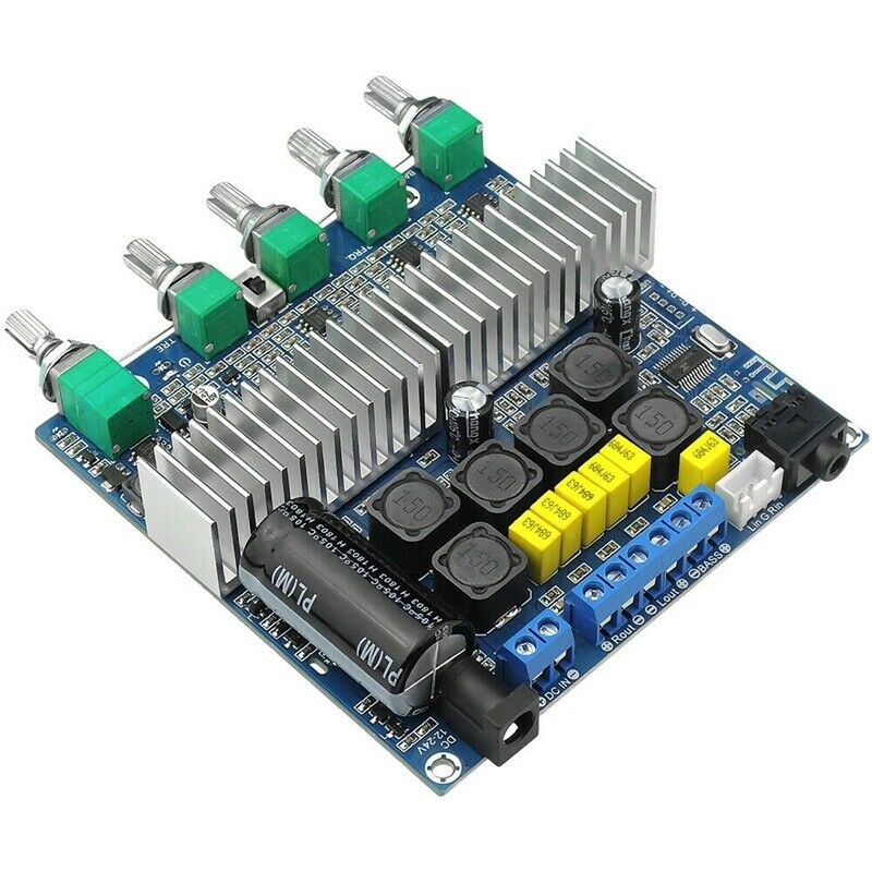 TPA3116D2 DC12V-24V Bluetooth 4.2 Subwoofer Audio Amplifier Board 2.1 Channel G6