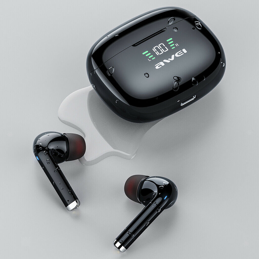 Active Noise Cancelling Waterproof Wireless Earbuds In-Ear for Work Office