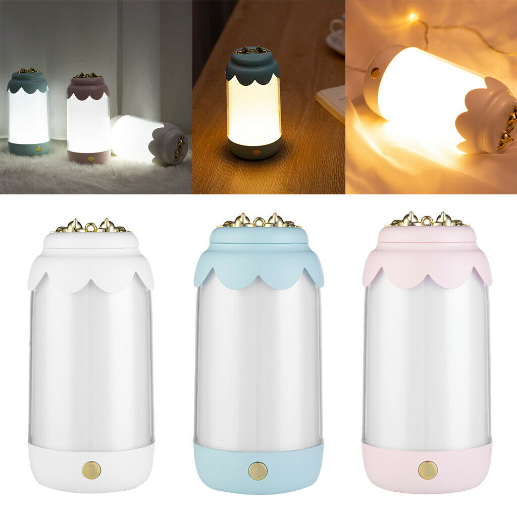 Portable Night Light For Bedroom Living Decor Christmas Kids Gift White
