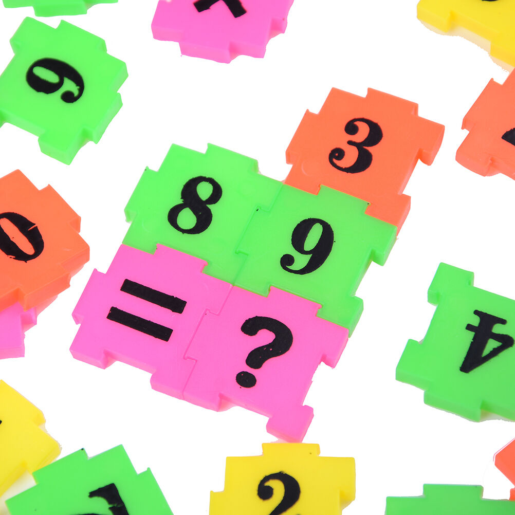 36x Kids Plane Numbers Play Jigsaw Puzzle Early Educational Arithmetic To.l8
