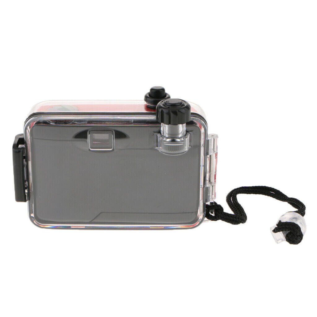 Scuba Diving Waterproof Lomo Camera 35mm Film with Housing Case Reusable Red