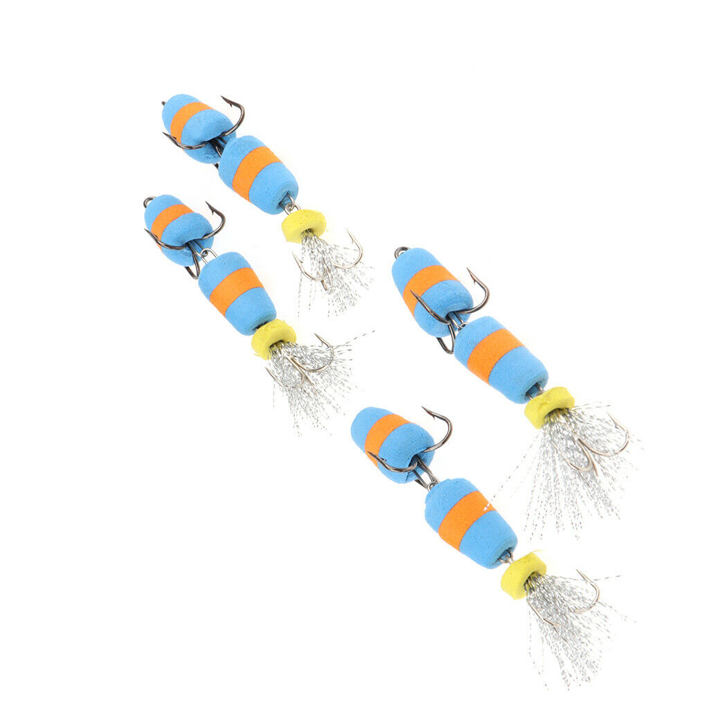 4Pcs Topwater Lures Floating Bait Crankbaits Jerkbaits Soft Lures Swimbaits